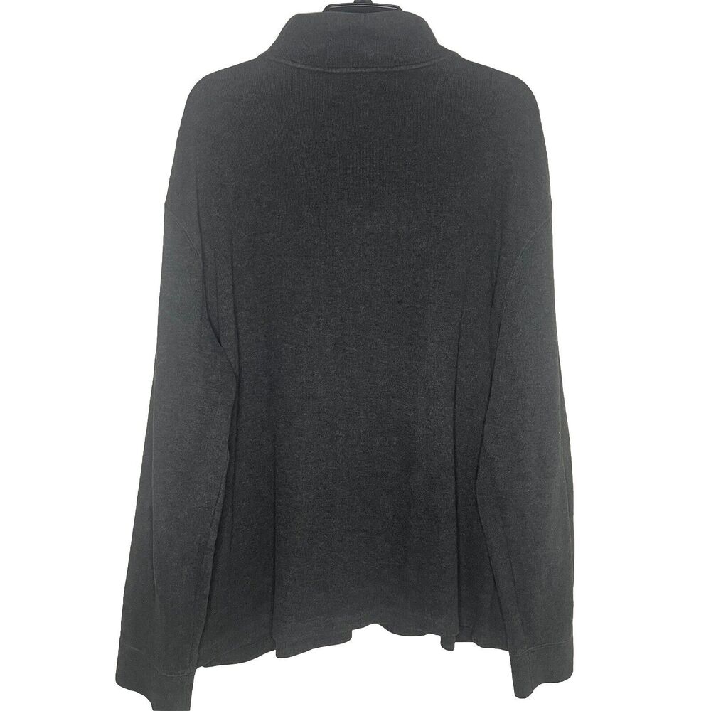 Vintage Polo Ralph Lauren Men’s Quarter Zip Pullover Sweater Dark Gray Size XXL - Picture 5 of 5